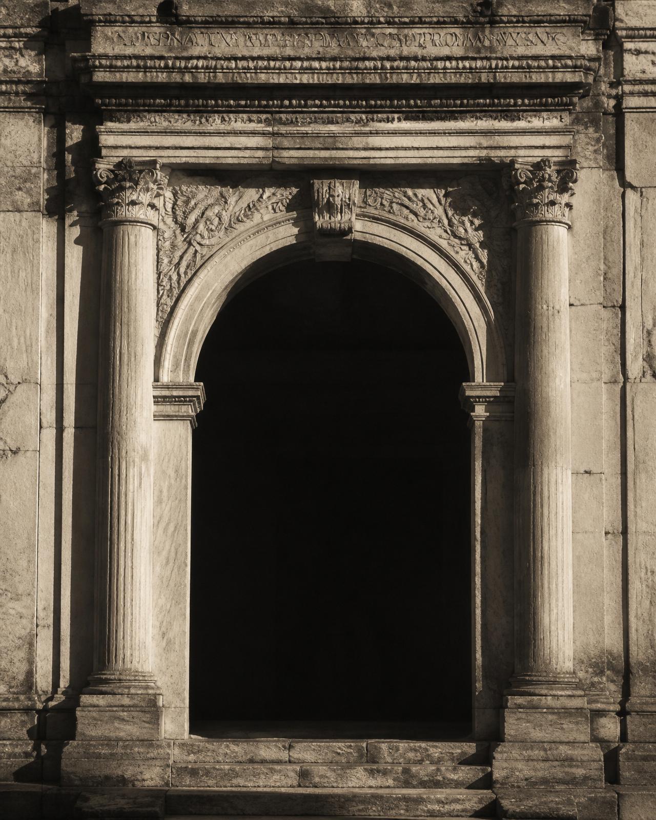 Classical stone portal
